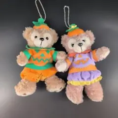 東京ディズニーシー ハロウィーン限定 パンプキン衣装 ぬいぐるみバッジ