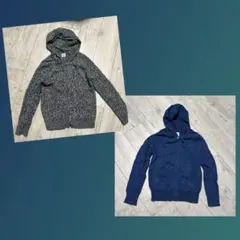 GAP ニットジップアップパーカー　２枚セット130cm