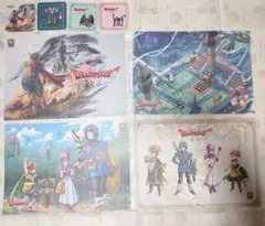 コースター4枚 ランチョンマット4枚 後期 アルトニア ドラクエ1＆2 DQ