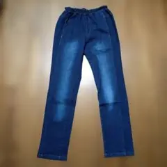 BREEZE デニム風ロングパンツ サイズ150　ウエストゴム