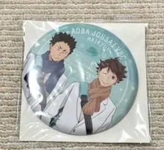 ハイキュー デカ缶バッジ スタンド 及川徹 岩泉一 青葉城西