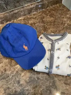 値下げしました！Ralph Lauren キャップとロンパースセット