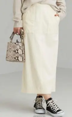 コーデュロイ ロングスカート