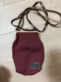 AYANOKOJI がま口 ショルダーバッグ ボルドーのサムネイル