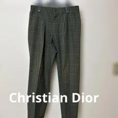 ⭐️Christianディオールチェック柄 スラックス サイズ85⭐️のサムネイル