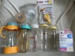 ピジョン 他　哺乳瓶 5本セット　おまけいろいろ