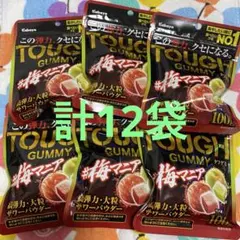 カバヤ タフグミ 梅マニア　100g×12袋
