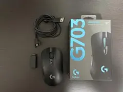 【中古品】G703 LIGHTSPEEDワイヤレス ゲーミング マウス
