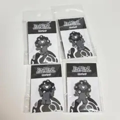 万博　黒ミャクピンバッジ　ABCD 4つセット