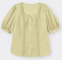 ジーユー　レースブラウス　lサイズ