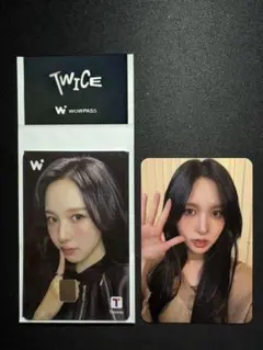 TWICE　ミナ　MINA　WOWPASS　ワオパス　１０周年特典トレカセット①
