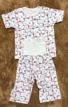 クルマ柄ベビー半袖パジャマ 90サイズ