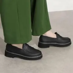 極美品✨ HUNTER リファインスティッチペニーローファー 晴雨兼用 22.5