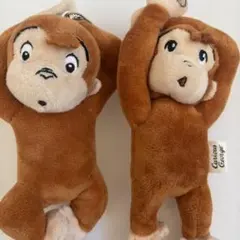 おさるのジョージぬいぐるみキーホルダーセット