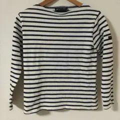 SAINT JAMES　ボーダー　トップス フランス製 コットン100% XXS