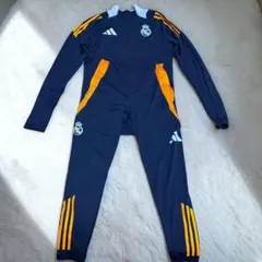 アディダス レアルマドリードジャージ　24/25 セットアップ 上下　ネイビー