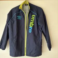 umbro ウィンドブレーカー ネイビー/ライム 150上下セット