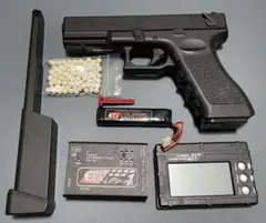 動作確認済み 東京マルイ　電動グロック18C　マガジンセット リポ化済み 動作確認済み 東京マルイ 電動グロック18C マガジンセット リポ