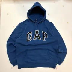 レアカラー old gap パーカー ブルー archive y2k 00s M