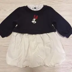 petit main × Disney ミニー ワンピース 80 プティマイン