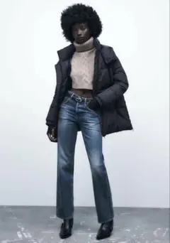 パフダウンジャケット　Zara