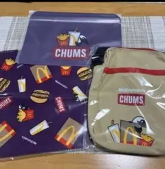CHUMS マクドナルド コラボ ショルダーバッグ ポーチ セットのサムネイル