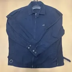 90s LACOST 古着 ジップアップ ブルゾン ネイビー LLのサムネイル