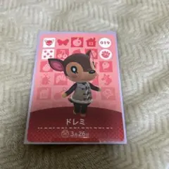 あつ森　amiiboカード 019 ドレミ