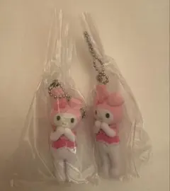 サンリオキャラクターズ ミニチュアチャーム ライブキャラクター　マイメロディ2個