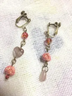 特価セール　水引玉のアシンメトリーイヤリング