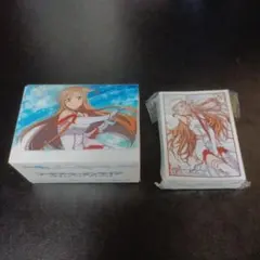 ソードアート・オンライン アスナ デッキケース　スリーブ　セット　60枚