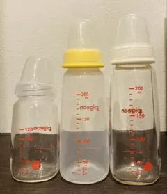 Pigeon 哺乳瓶200mlの2本セット※120mlおまけ付き