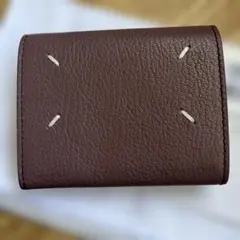 極美✨マルジェラ コインケース カードケース 4ステッチ レザー アコーディオン Maison Margiela】アコーディオン カードケース ミニ財布