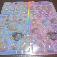 おぱんちゅうさぎ うるちゅるポップシール んぽちゃむ