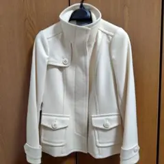 BURBERRY BLUE LABEL 38 アンゴラ混ウールコート