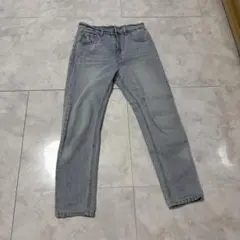 ストレートデニム M ライトブルー