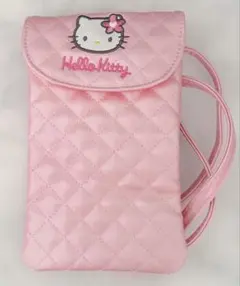 Hello Kitty キルティング ミニショルダー ピンク