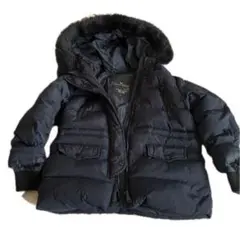 美品　ZARA girls 122 cm 7size ダウン　ネイビー　120