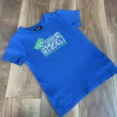 断*中様 DIESEL Tシャツ 青　ディーゼルキッズ　36Mのサムネイル