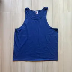 90s JERZEES コットンタンクトップ USA製 XL ロイヤルブルーのサムネイル