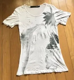 SCHLÜSSEL グラフィックプリント Tシャツ 白 2 グランジ y2kのサムネイル