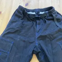 XLARGE エクストララージ　ワイド　カーゴパンツ　ドローコード　ブラックのサムネイル