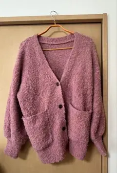 FREE'S MART ピンク ニットカーディガン