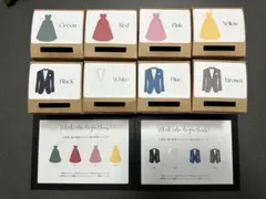 ドレス色当てクイズ　タキシード色当てクイズ 結婚式