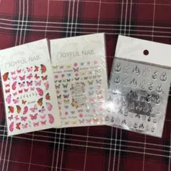 Y2k JOYFUL NAIL ネイルシールセット 3種