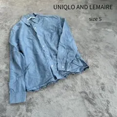 UNIQLO AND LEMAIREリネンシャツ シャツ 長袖シャツ麻 S