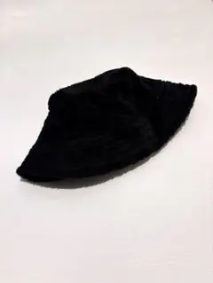 ca4la ブラック ファー　バケットハット　カシラ