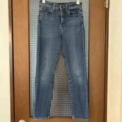 ジーンズ　スキニー　ストレート　ハイライズ　ジーパン