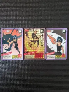 幽遊白書 カードダス　スーパーバトル　飛影　キラカード　３枚　セット売り