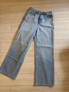 ユニクロ ワイドストレート ジーンズ 26 新品未使用